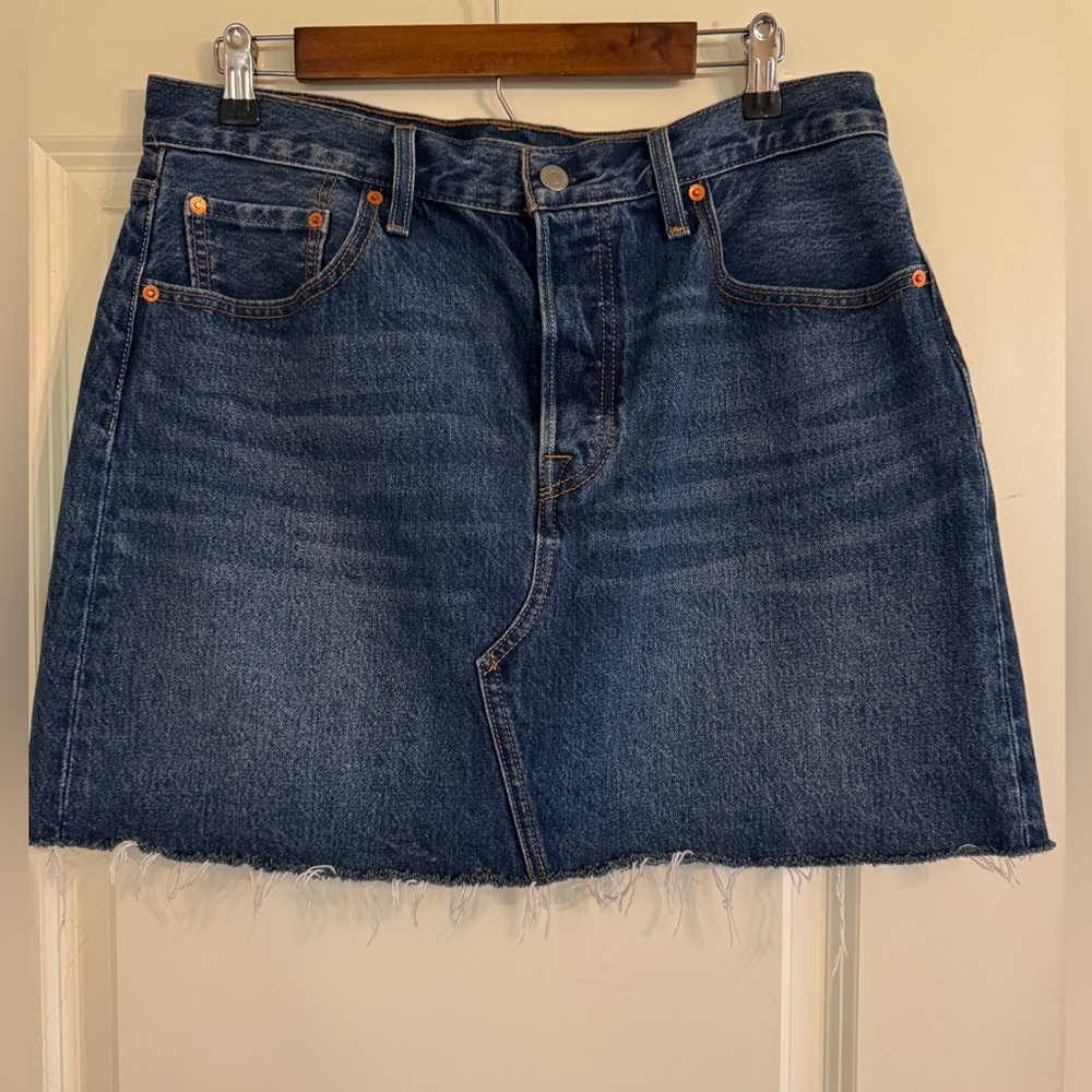 Levi Premium Denim Blue Skirt